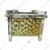 12x12 inch Golden gas stove with Stainless Steel Body
