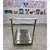 Gurubhai 36X24X36 inch Stainless Steel Goods Trolley with 4 Castor Wheel and Capacity of 200-250 kg