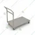Gurubhai 36X24X36 inch Stainless Steel Goods Trolley with 4 Castor Wheel and Capacity of 200-250 kg