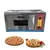 Heavy duty Stainless steel 304 Grade Electric Pizza Oven 12 x 18 inch, 4 Pizza - 9 Inch, 2100 Watt