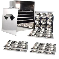 BAPA 90 pcs Idli Making Machine, 10 Trays & Stainless Steel Body