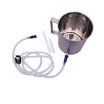 Stainless Steel Irrigator 1500ml Douche Can With 150 cm Long Tube and 3 Fitting Set (Model No- SI-5)
