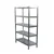 SS 35 x 14 x 48 Inch 5 Shelves Kitchen Rack For Commercial Kitchens, Restaurants and Bakeries