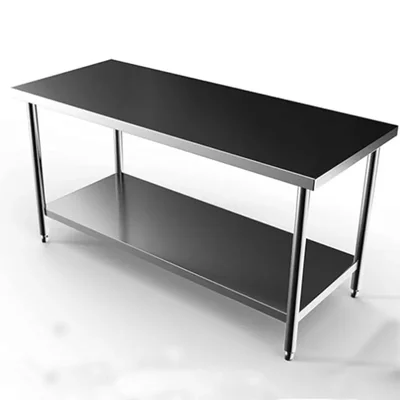 Stainless Steel Kitchen  44x24x34 Inches Work Table with Under Shelf, For Commercial Use