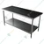 SS 72x24x34 Inches Kitchen Working Table Including Under Shelf for Commercial Kitchens, Restaurants, Bakeries, Hospitals