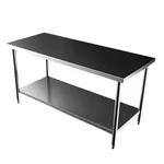Vinayak Machines Stainless Steel Kitchen 44x24x34 Inches Work Table with Under Shelf, For Commercial Use