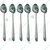 Mira Steel 9 No 7 inch Dia Ladle with Stainless Steel Handle ( Pack of 6)