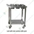  Vinayak Machines 90 x 60 x 85 cm 6 Pot Stainless Steel Masala Trolley With Undershelf