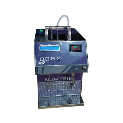 Heavy Duty Stainless Steel Automatic Milk Analyzer and Ultrasonic Stirrer System for Rapid Fat and SNF Testing