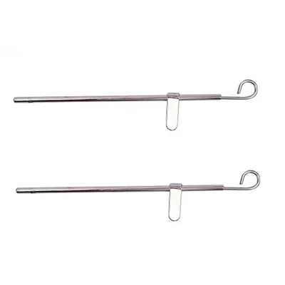 Stainless Steel Milk Siphon (Teat) Veterinary with Handle and Cleaning Wire Pack of 1 Pc