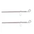Stainless Steel Milk Siphon (Teat) Veterinary with Handle and Cleaning Wire Pack of 1 Pc