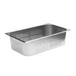 Malabar SS Perforated Gn Pan 6mm Hole Pan, Perforated Gastronorm Pan (1/1 150mm)
