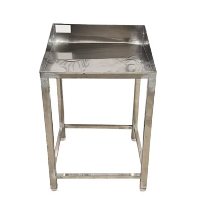 Vinayak Machines SS 24 x 24 x 32 inch Roti Table With 6 inch Backsplash for Commercial Kitchen