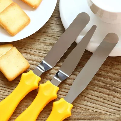 Set of 3 pcs Pallet Knife for Professional Cake Decorating