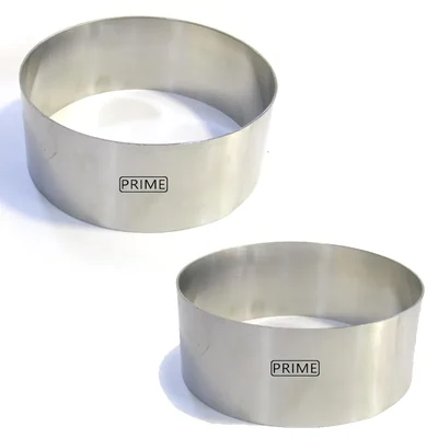 4 & 6 inch SS Pizza Base Baking/ Cutter/ Cut Outs Ring Sets