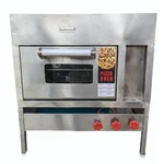 Volterson 12x18 inch Gas Operated Pizza Oven with 2 Tray, Stainless Steel Material