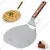 Large Size Stainless Steel Pizza Peeler 35 cm with Wooden Handle