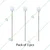 Mira Steel (Pack of 3) Stainless Steel 30 Inches Rod Type Tawa Palta For Industrial Kitchen 