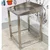 Vinayak Machines SS 24 x 24 x 32 inch Roti Table With 4 inch Backsplash for Commercial Kitchen