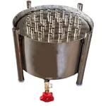 15 X 12 inch Round Puffer Bhatti With Stainless Steel Body