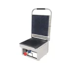 Commercial Stainless Steel 4 Slice Gas Operated Sandwich Griller with 7.5 x 7.5 inch Plate Dia