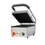 Commercial Stainless Steel 4 Slice Electric Operated Sandwich Griller with 7.5 x 7.5 inch Plate Dia