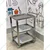 GBE 21 x 24 x 34 inch Service Trolley with 2 Undershelf and 4 Castor Wheels