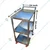 Vinayak Machines Stainless Steel 30 x 24 x 34 inch Utility Food Service Trolley With 3 Shelves