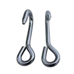 Stainless Steel Dystocia Eye Hook Sharp and Blunt OB Hook Calving Tools Veterinary Instruments (Pair)
