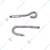 Stainless Steel Dystocia Eye Hook Sharp and Blunt OB Hook Calving Tools Veterinary Instruments (Pair)