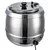 Silver Stainless Steel 10 Litre Commercial Grade Soup Warmer With Temperature Control 