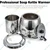Silver Stainless Steel 10 Litre Commercial Grade Soup Warmer With Temperature Control 