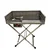 Gurubhai 45 x 24 x 32 Inch SS Folding Single Burner Gas Bhatti With Space and 6 inch Foldable Backsplash