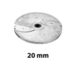 20 mm Slicer Blade For Heavy Duty Stainless Steel Vegetables Cutting Machine 150-200 Kg/Hr Capacity with 1 HP Motor