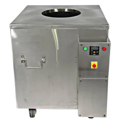 SS Small Size Square Shape Electric Tandoor With Wheel