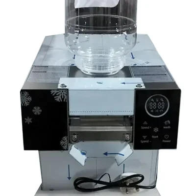 Fully Automatic Stainless Steel Snowflake Ice Machine 900 watts