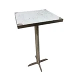 Vinayak Machine SS 24 inch (60.96‬ Cm) Square Standing Table 
