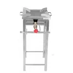 Standing High Flame Gas Bhatti, Fitted with Brass Nut Hose Pipe, Jumbo Burner and Valve, Stainless Steel Body