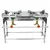 Stand Type 30x12X30 inch Double Burner High Flame Gas Bhatti With Stainless Steel Body