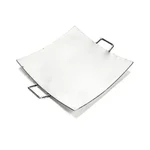 Mira Steel SS Square Tawa Platter of 5mm Thickness For Catering Purpose