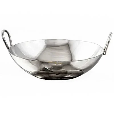 Mira Steel 34 Inch Doodh Kadai, 5 MM Thick Kitchenware with Stainless Steel Body For Hotel/Restaurant