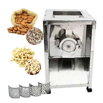 Stainless Steel 0.25HP Dry Fruit Tukda Machine with 30 - 40 kg/hour Output Capacity