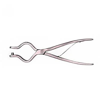 Stainless Steel Veterinary Nose Ring Punching Pliers For Bulls & Cows