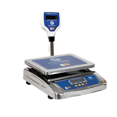 True Weight Table Top SS Digital Weighing Machine, 30kg Capacity (TWT-III-30 Pole) with 1-Year Warranty