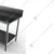 SS 72x24x34 Inches Multipurpose Rectangular Work Table with Under Shelf and 4 inch Backsplash