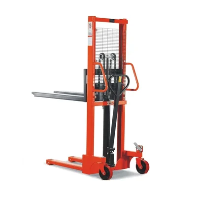 Steeledge 2 Ton Hand & Foot Operated Manual Hydraulic Stacker,1600 mm Maximum Lifting Height (1 Year Warranty)