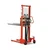Crossbee 1 Ton Hand & Foot Operated Manual Hydraulic Stacker With 1600 mm Maximum Lifting Height, Fork Size (L x B) : 900 x 740 mm