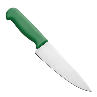 Smart Chef SC0203 10 Inch Stainless Steel Chef Knife Green Ergonomic Handle Food Prep Cutting Slicing Chopping Tool(Pack-1 pc)