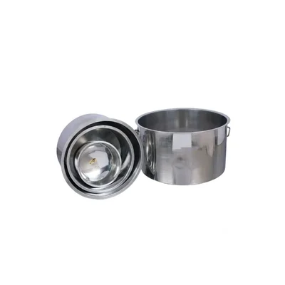Premium Quality 2mm Thick 430 Stainless Steel Cooking Tope Cookware Set with Lid Size 26 Pack of 2