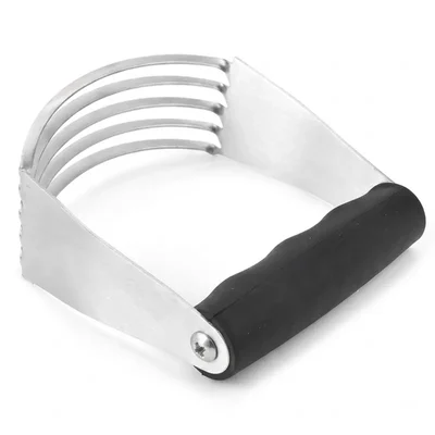 SmartChef Stainless Steel Blades Pastry Dough Blender Soft Grip Handle HSKM8831 Pack of 1